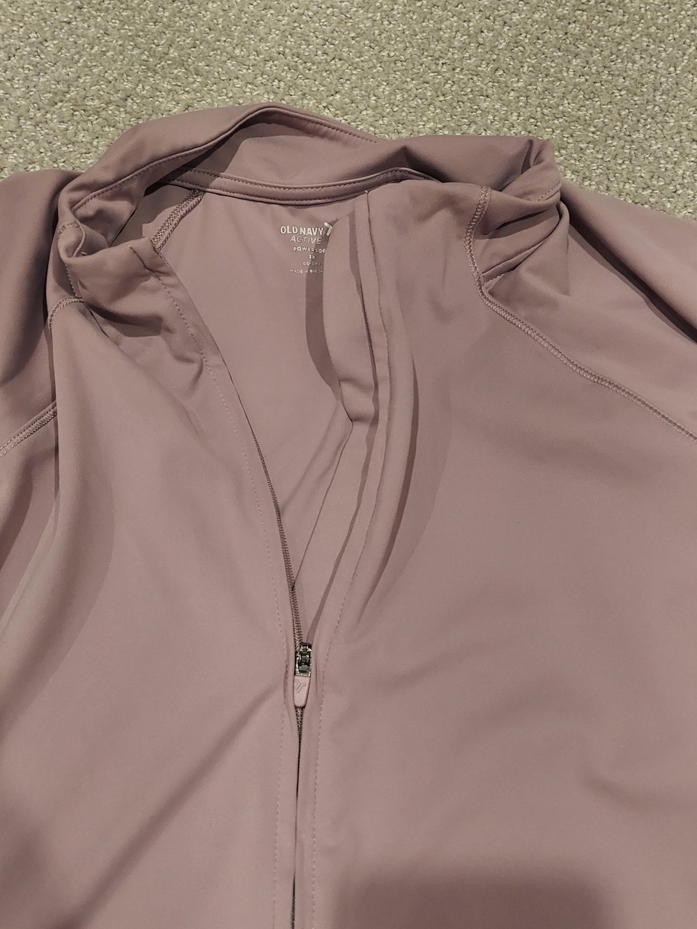 Old Navy Active Dusty Rose Zip-Up Hoodie